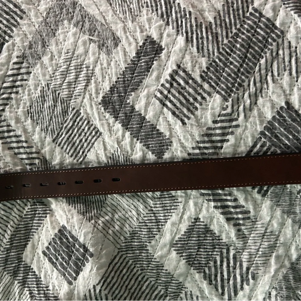 Black Leather Men's Belt